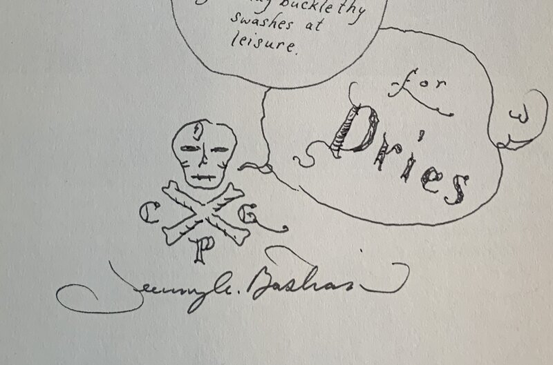 Jeremy Bastian - Cursed Pirate Girl - convention sketch - Sketch