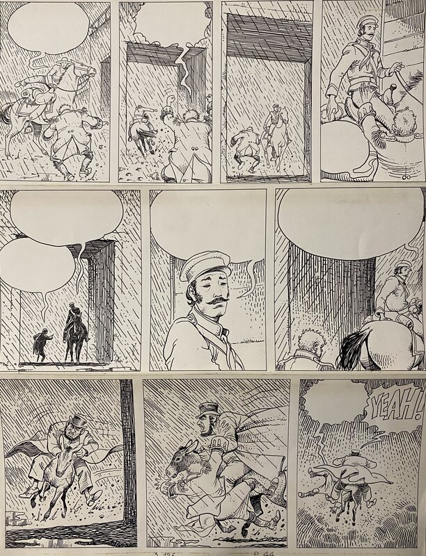 Milo Manara, Quatre doigts L’Homme de papier - Comic Strip