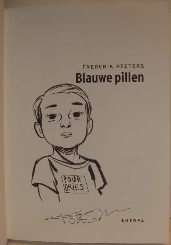 Peeters Frederik - Blauwe pillen - Dédicace
