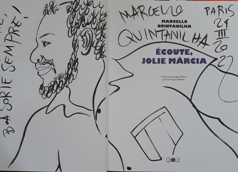 Aluísio par Marcello Quintanilha - Dédicace