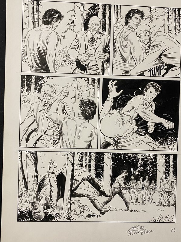 Zagor par Marco Torricelli - Planche originale