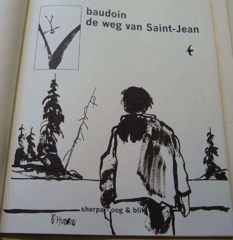 Baudoin Edmond - De weg van Saint-Jean - Dédicace