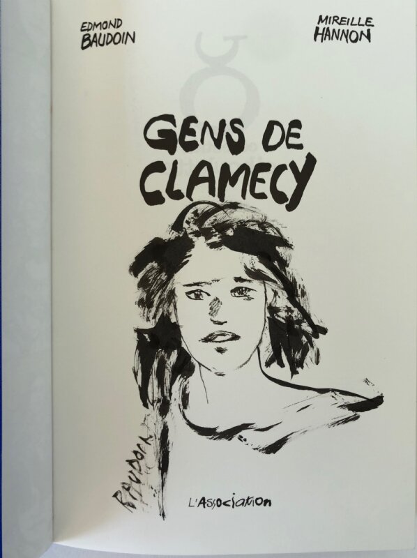 Baudoin Edmond - Gens de Clamecy - Dédicace