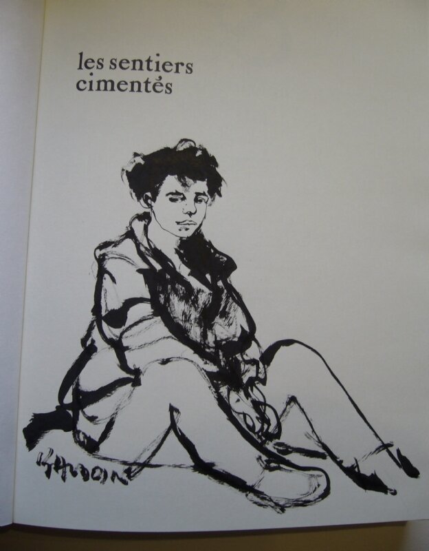 Baudoin Edmond - Les sentiers cimentés - Sketch