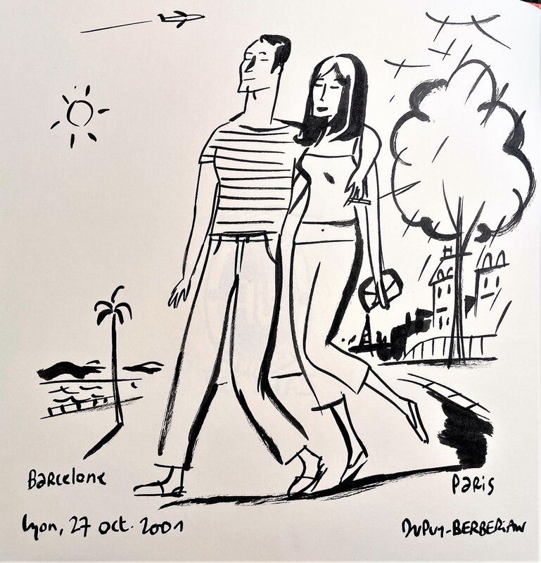 Barcelone Carnets by Dupuy et Berberian - Sketch