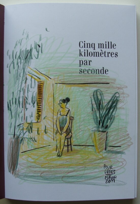 Fior Manuele - Cinq mille kilomètres par seconde - Dédicace