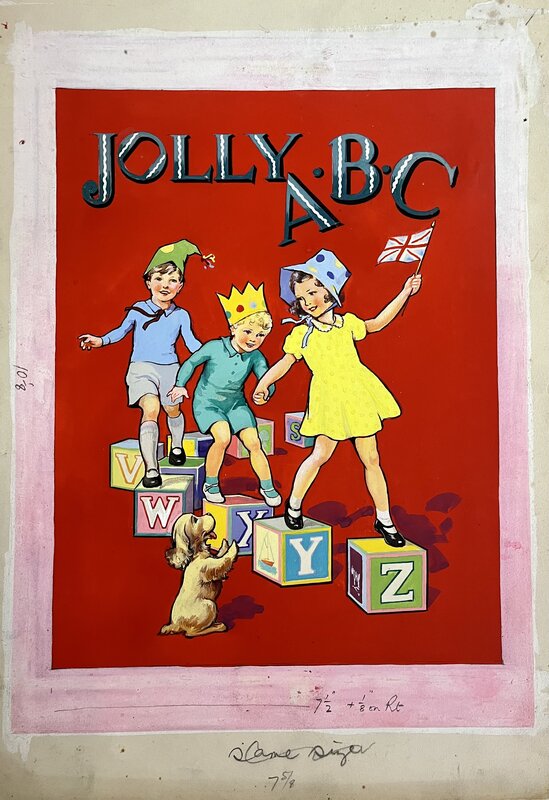 Jolly A.B.C. par Eleanor V. Abbott - Illustration originale