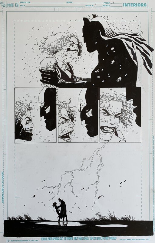 Eduardo Risso, Brian Azzarello, Batman : Knight of Vengeance #3 - Planche originale