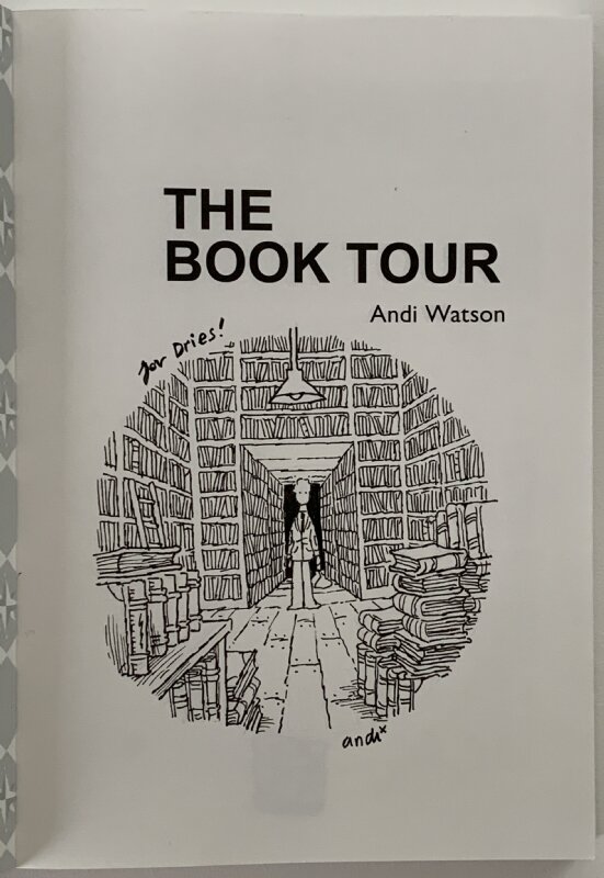 Andi Watson - The Book Tour - Sketch