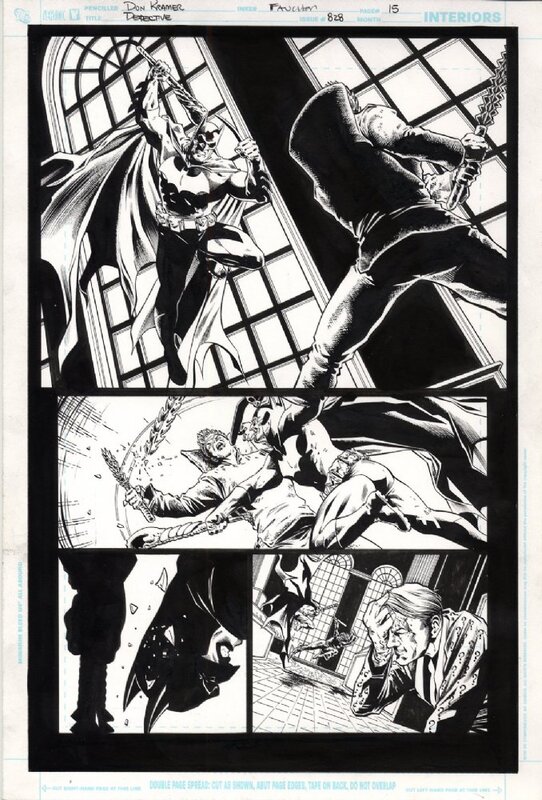 Wayne Faucher, Don Kramer, Batman & The Riddler - Detective Comics - Planche originale