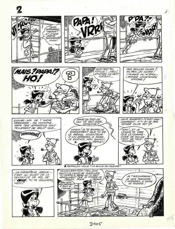 Jidéhem, SOPHIE ET L'INSPECTEUR CÉLESTE p2 - Comic Strip