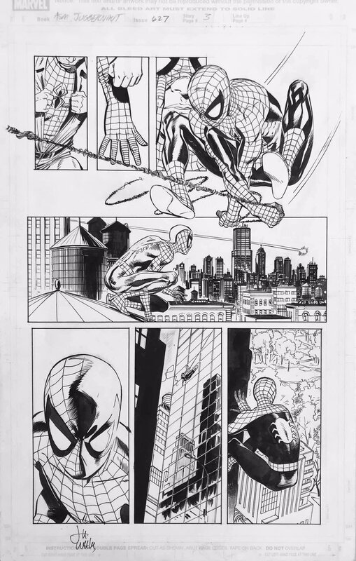 Amazing Spider man 627 by Lee Weeks - Original art