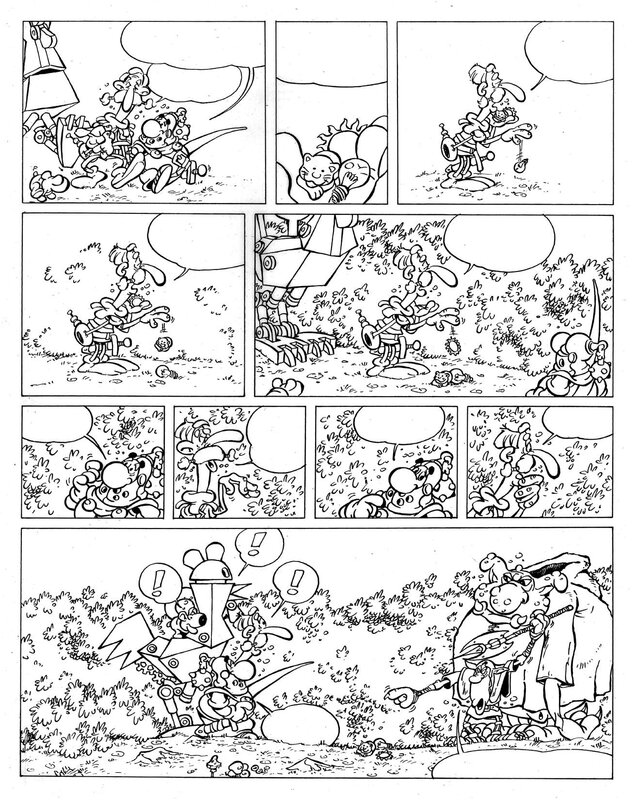 Krzysztof Kopeć, Darlan et Horwazy - Coq d'or - page 36 - Planche originale