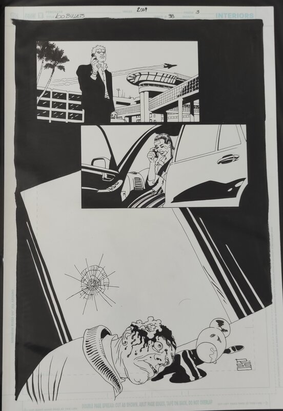 100 Bullets par Eduardo Risso - Planche originale