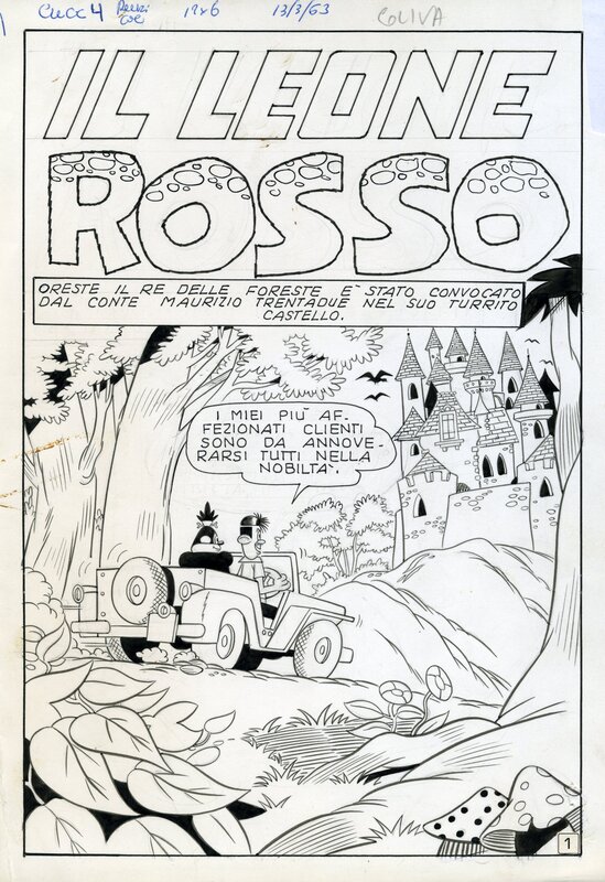 Il Leone Rosso by Vittorio Coliva - Comic Strip
