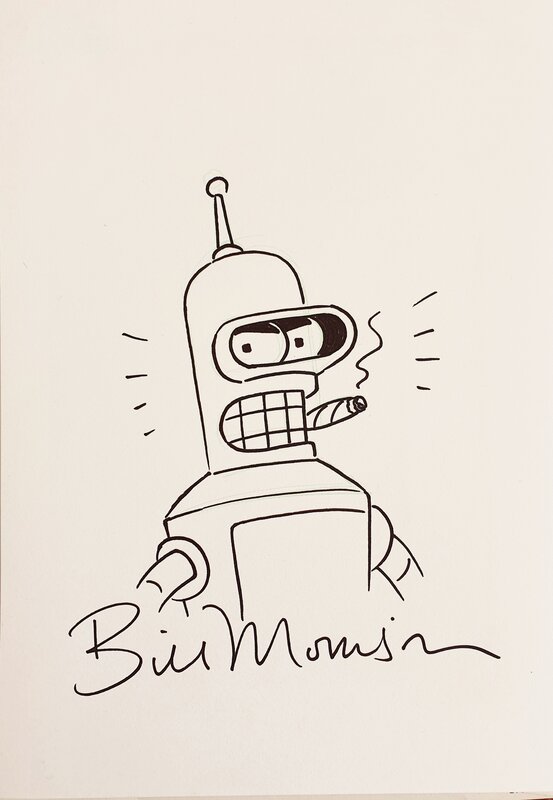 Bender par Bill Morrison - Dédicace