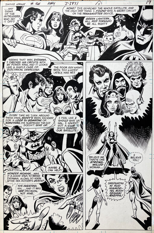 Dick Dillin, Frank McLaughlin, Justice League of America #166 p11 - Planche originale