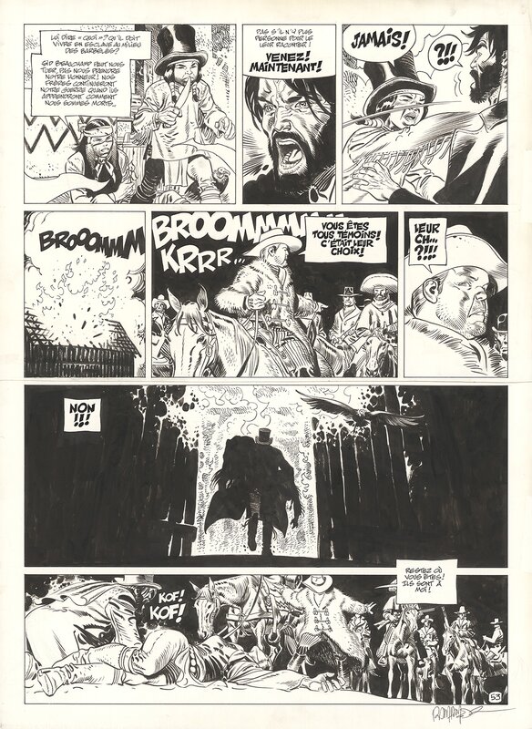 Ralph Meyer, Xavier Dorison, Undertaker 05 (L'indien blanc ) - Comic Strip
