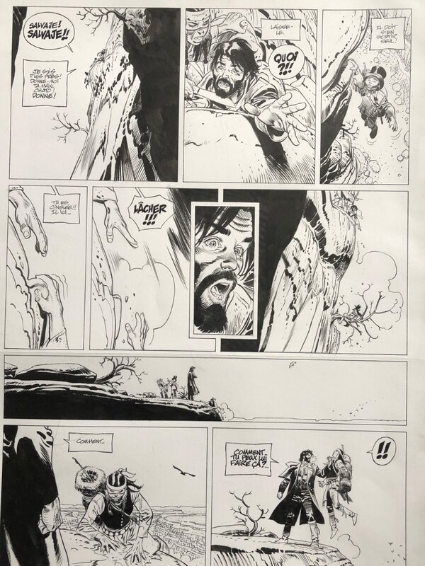 Ralph Meyer, Xavier Dorison, Undertaker 05 - L'indien Blanc - Planche 42 - Comic Strip