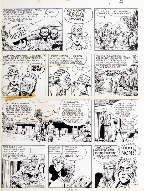 Eddy Paape, Marc Dacier - Les Négriers du ciel - T10 p20 - Comic Strip