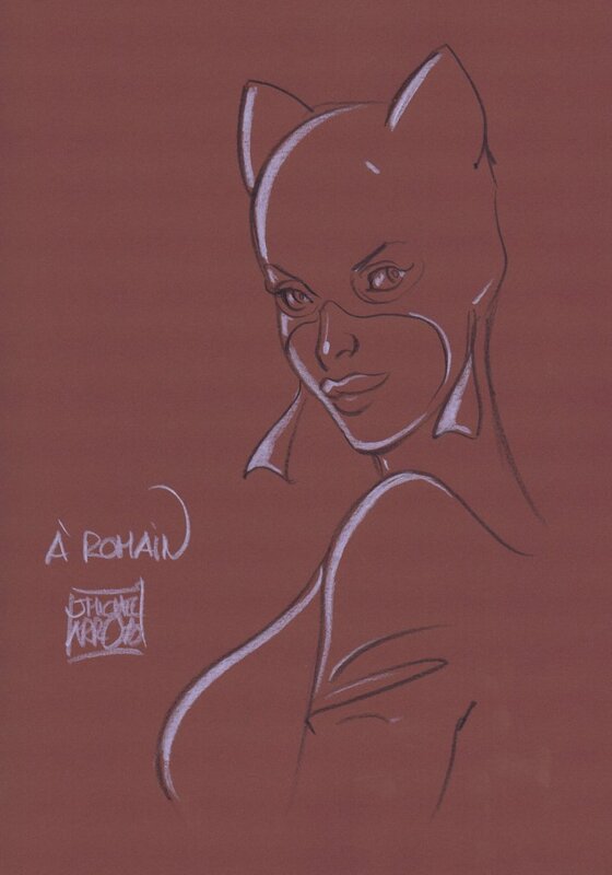 Catwoman par Arroyo - Dédicace
