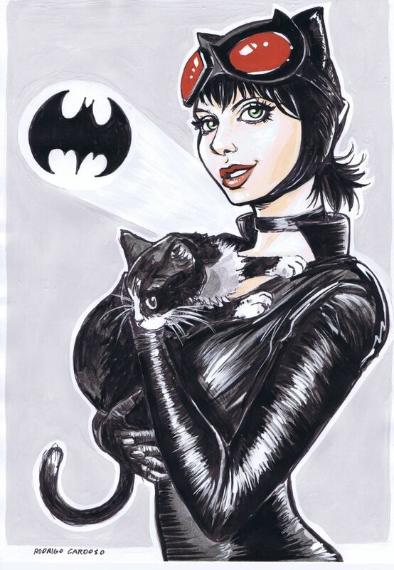Catwoman par Cardoso - Illustration originale