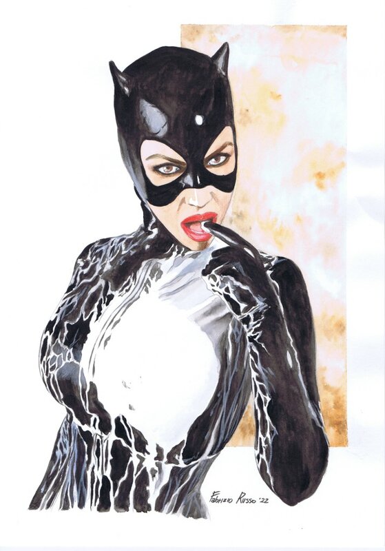 Catwoman par Russo - Illustration originale