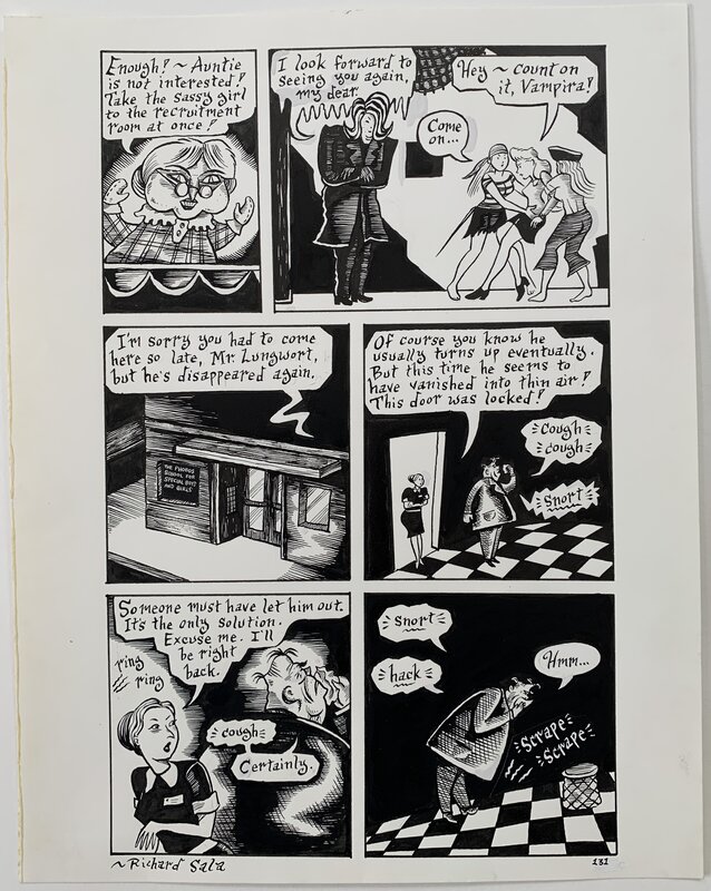 Richard Sala - Mad Night p131 - Comic Strip