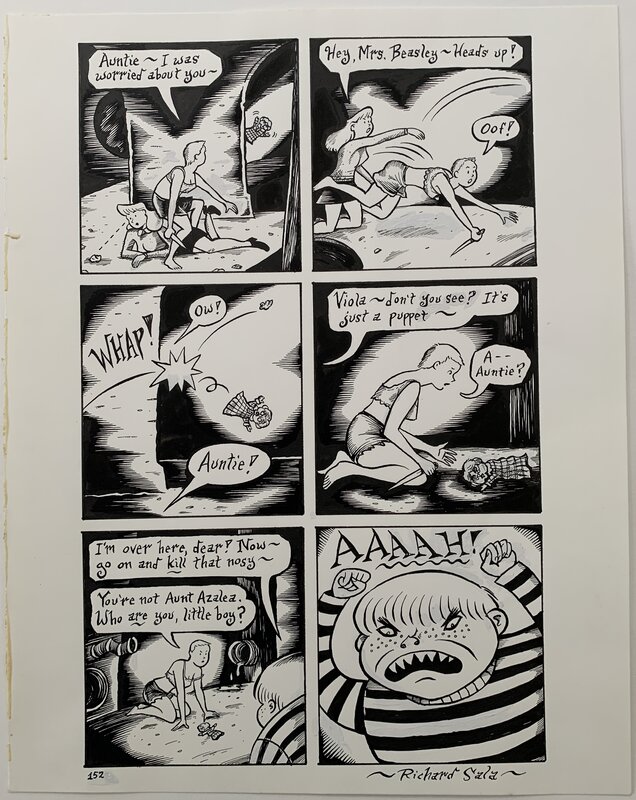 Richard Sala - Mad Night p152 - Planche originale