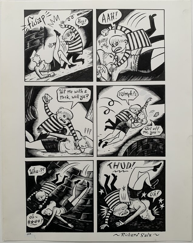 Richard Sala - Mad Night p154 - Planche originale