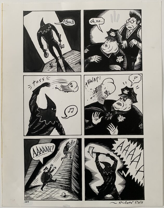 Richard Sala - Mad Night p164 - Planche originale