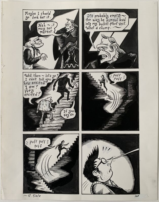 Richard Sala - Mad Night p167 - Planche originale