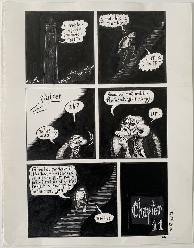 Richard Sala - Mad Night p183 - Planche originale