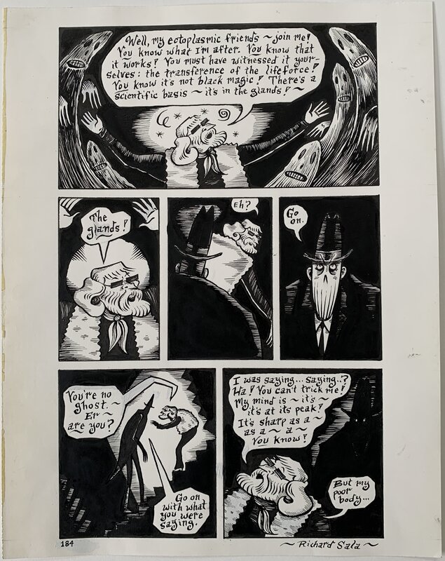 Richard Sala - Mad Night p184 - Planche originale