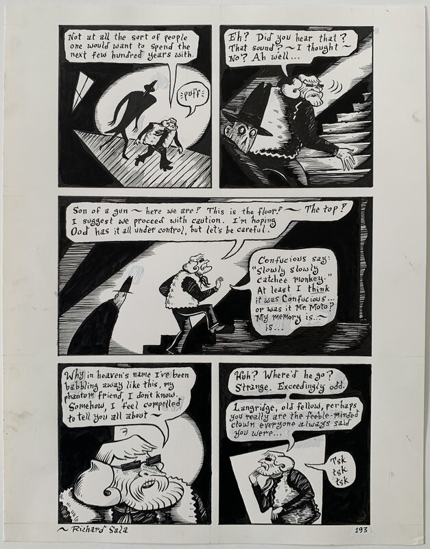 Richard Sala - Mad Night p193 - Planche originale