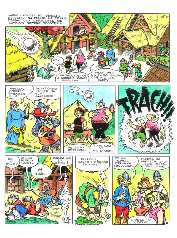 Wojtek Olszówka, Janusz Christa, Kaytek et Kokosh - Prof. Stokrotek - Page 1 - Comic Strip