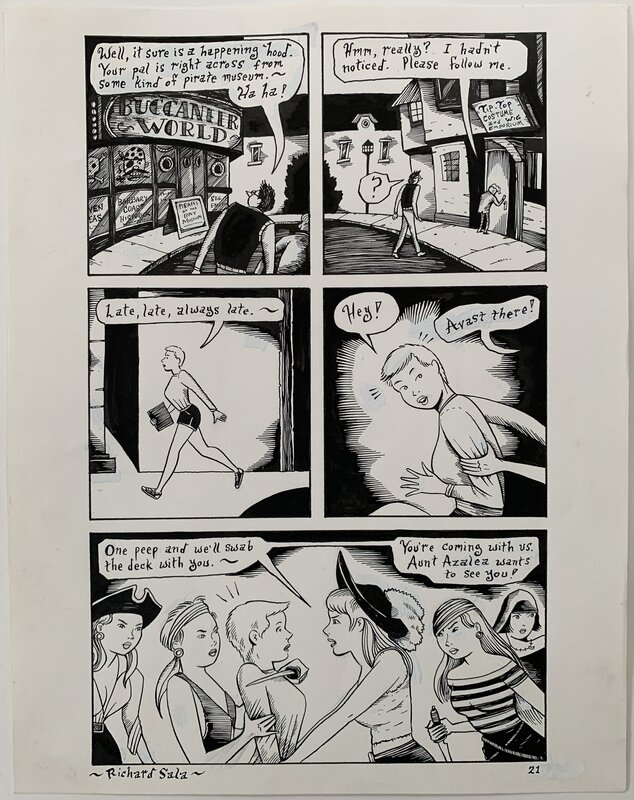 Richard Sala - Mad Night p021 - Planche originale