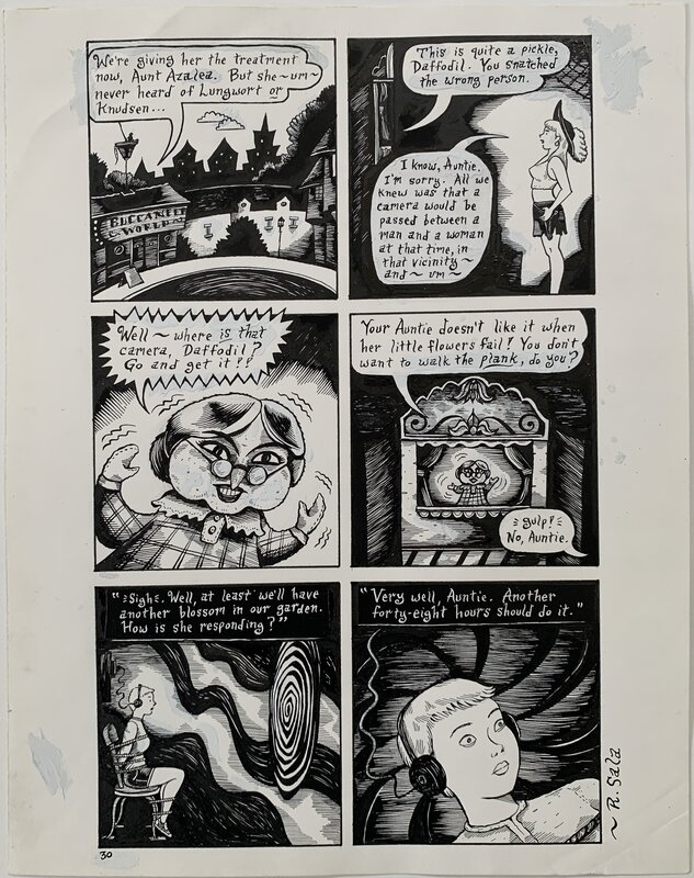 Richard Sala - Mad Night p030 - Planche originale