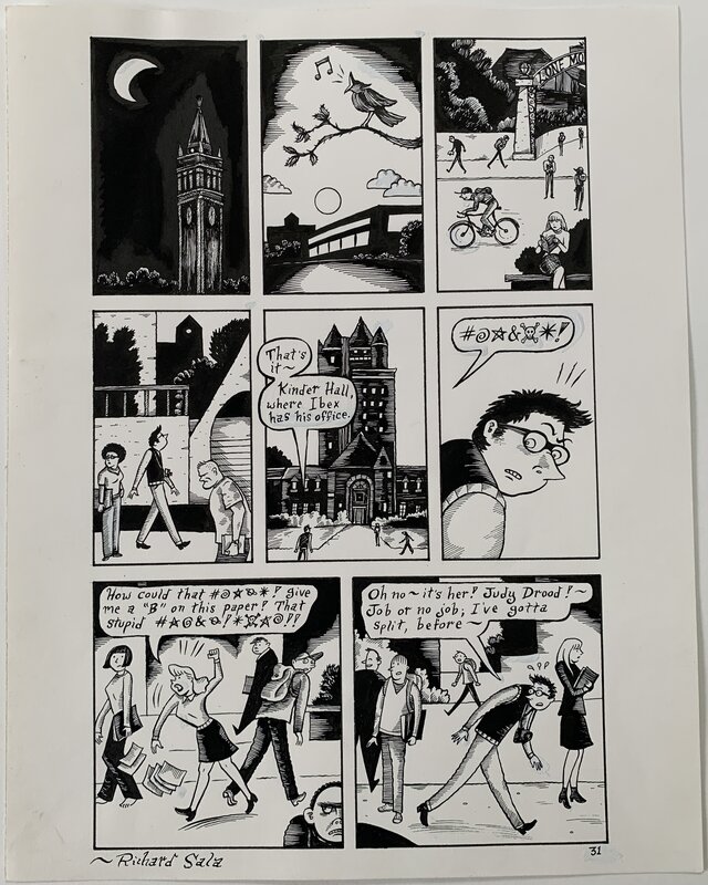 Richard Sala - Mad Night p031 - Planche originale