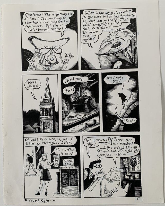 Richard Sala - Mad Night p037 - Comic Strip