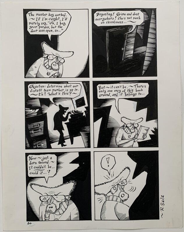 Richard Sala - Mad Night p080 - Planche originale