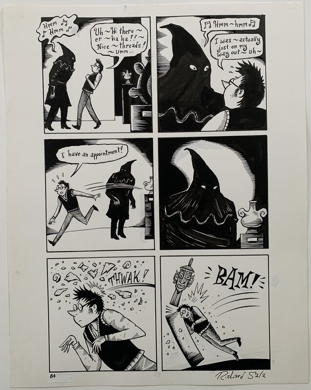 Richard Sala - Mad Night p084 - Planche originale