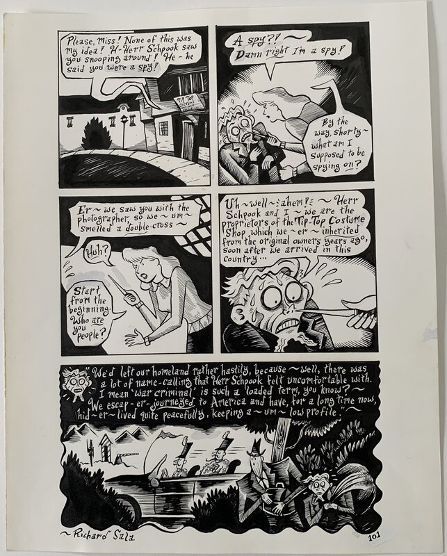 Richard Sala - Mad Night p101 - Planche originale