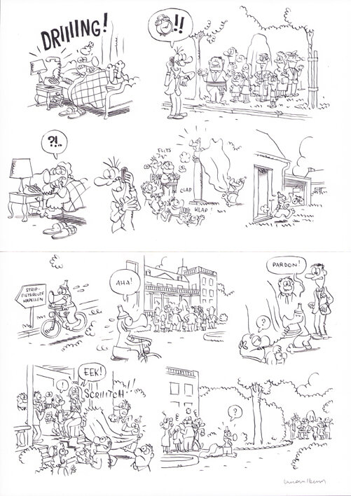 Luc Cromheecke | Plunk | The grand unveiling - Comic Strip