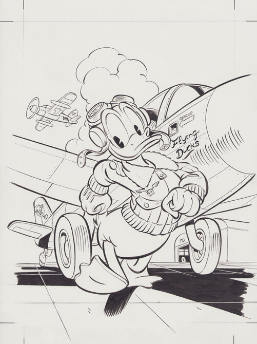 Michel Nadorp | 2022 | Donald Duck cover - Original Cover