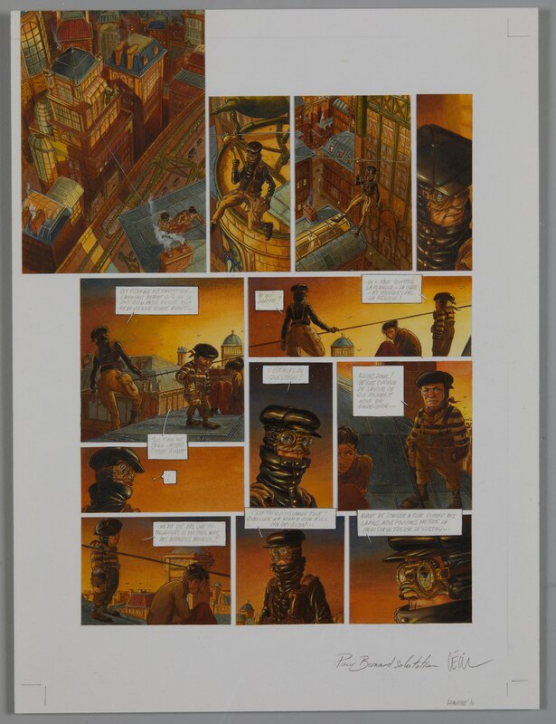 Le réseau Bombyce par Cecil - Planche originale