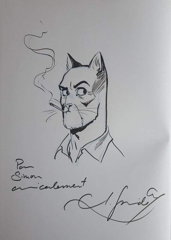 Dédicace Blacksad - Guarnido - Dédicace