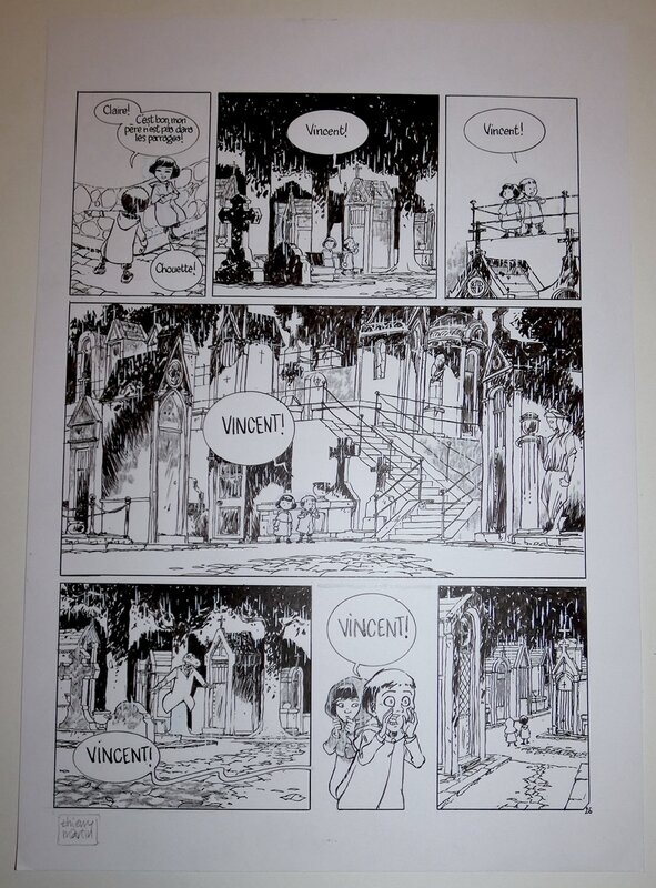 Thierry Martin, Au pays des Ombres - Planche 26 - Planche originale