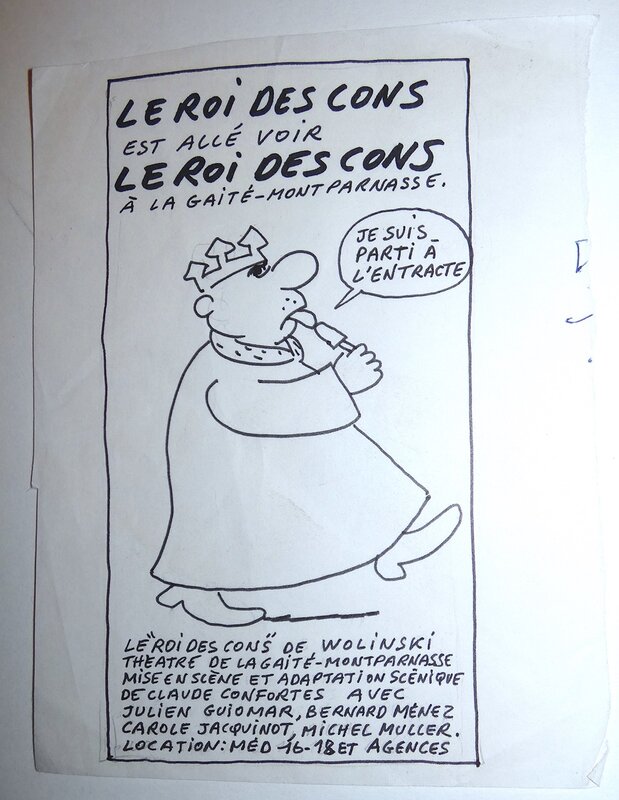 Georges Wolinski, Nous allons bientôt voter - Jésus que ma joie demeure ... - Comic Strip