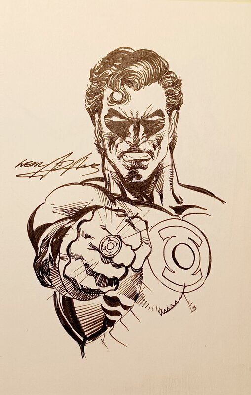 Hommage à Neal Adams : Green Lantern - Illustration originale